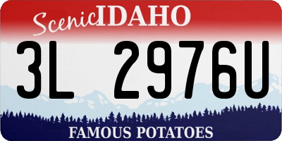 ID license plate 3L2976U