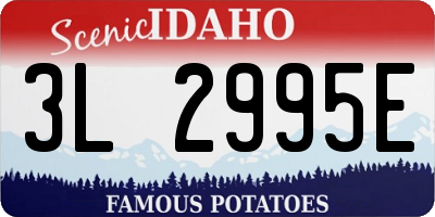 ID license plate 3L2995E