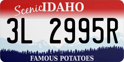 ID license plate 3L2995R