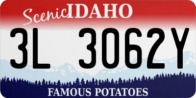 ID license plate 3L3062Y