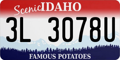 ID license plate 3L3078U