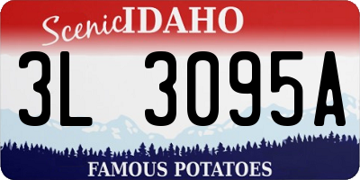 ID license plate 3L3095A