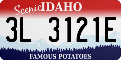 ID license plate 3L3121E