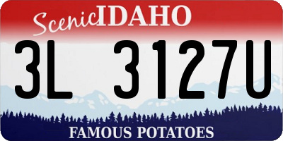 ID license plate 3L3127U