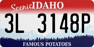 ID license plate 3L3148P