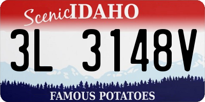 ID license plate 3L3148V
