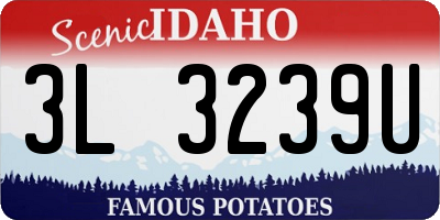 ID license plate 3L3239U