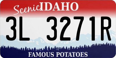 ID license plate 3L3271R