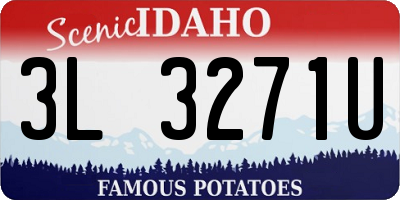 ID license plate 3L3271U