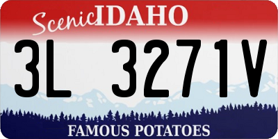ID license plate 3L3271V