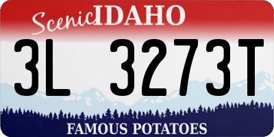ID license plate 3L3273T
