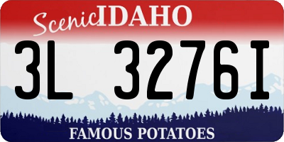 ID license plate 3L3276I