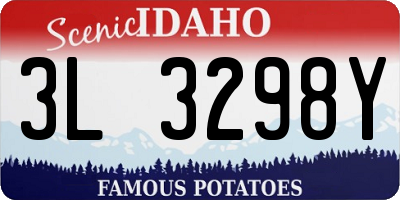 ID license plate 3L3298Y