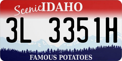 ID license plate 3L3351H