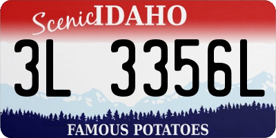 ID license plate 3L3356L