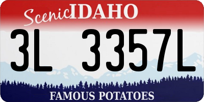 ID license plate 3L3357L