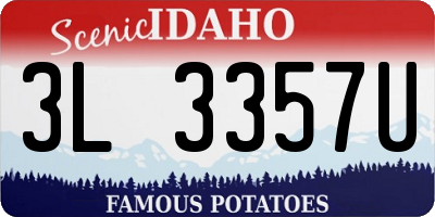 ID license plate 3L3357U