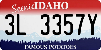 ID license plate 3L3357Y