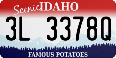ID license plate 3L3378Q