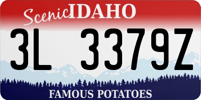 ID license plate 3L3379Z