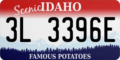ID license plate 3L3396E