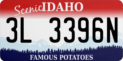 ID license plate 3L3396N