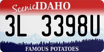 ID license plate 3L3398U
