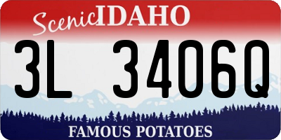 ID license plate 3L3406Q