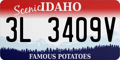 ID license plate 3L3409V