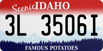 ID license plate 3L3506I
