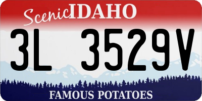 ID license plate 3L3529V