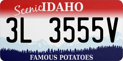 ID license plate 3L3555V