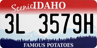 ID license plate 3L3579H