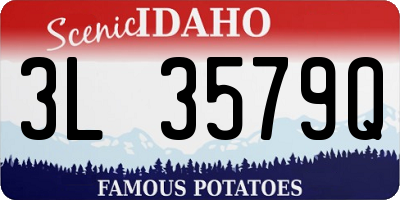ID license plate 3L3579Q