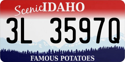 ID license plate 3L3597Q