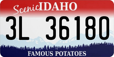 ID license plate 3L3618O