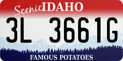 ID license plate 3L3661G