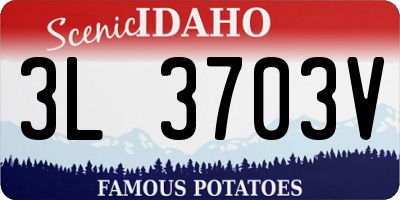 ID license plate 3L3703V