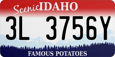 ID license plate 3L3756Y