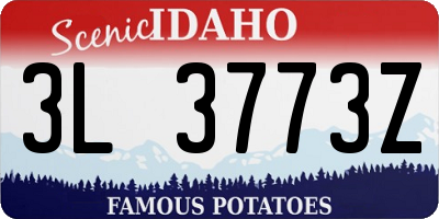 ID license plate 3L3773Z