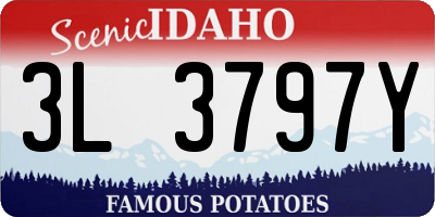 ID license plate 3L3797Y
