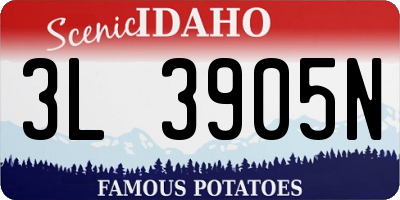 ID license plate 3L3905N
