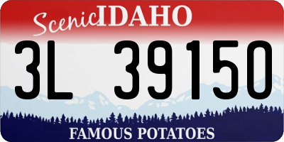 ID license plate 3L3915O