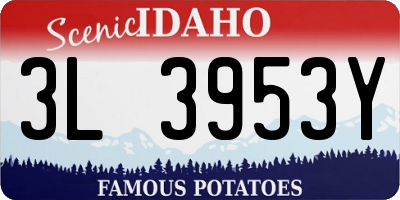 ID license plate 3L3953Y