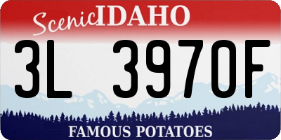 ID license plate 3L3970F