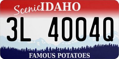 ID license plate 3L4004Q
