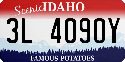 ID license plate 3L4090Y