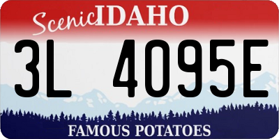ID license plate 3L4095E