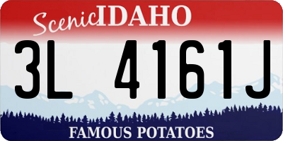ID license plate 3L4161J