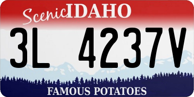 ID license plate 3L4237V